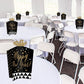 Big Dot of Happiness New Year’s Eve - Gold - Table Decorations - New Years Eve Party Fold and Flare Centerpieces - 10 Count