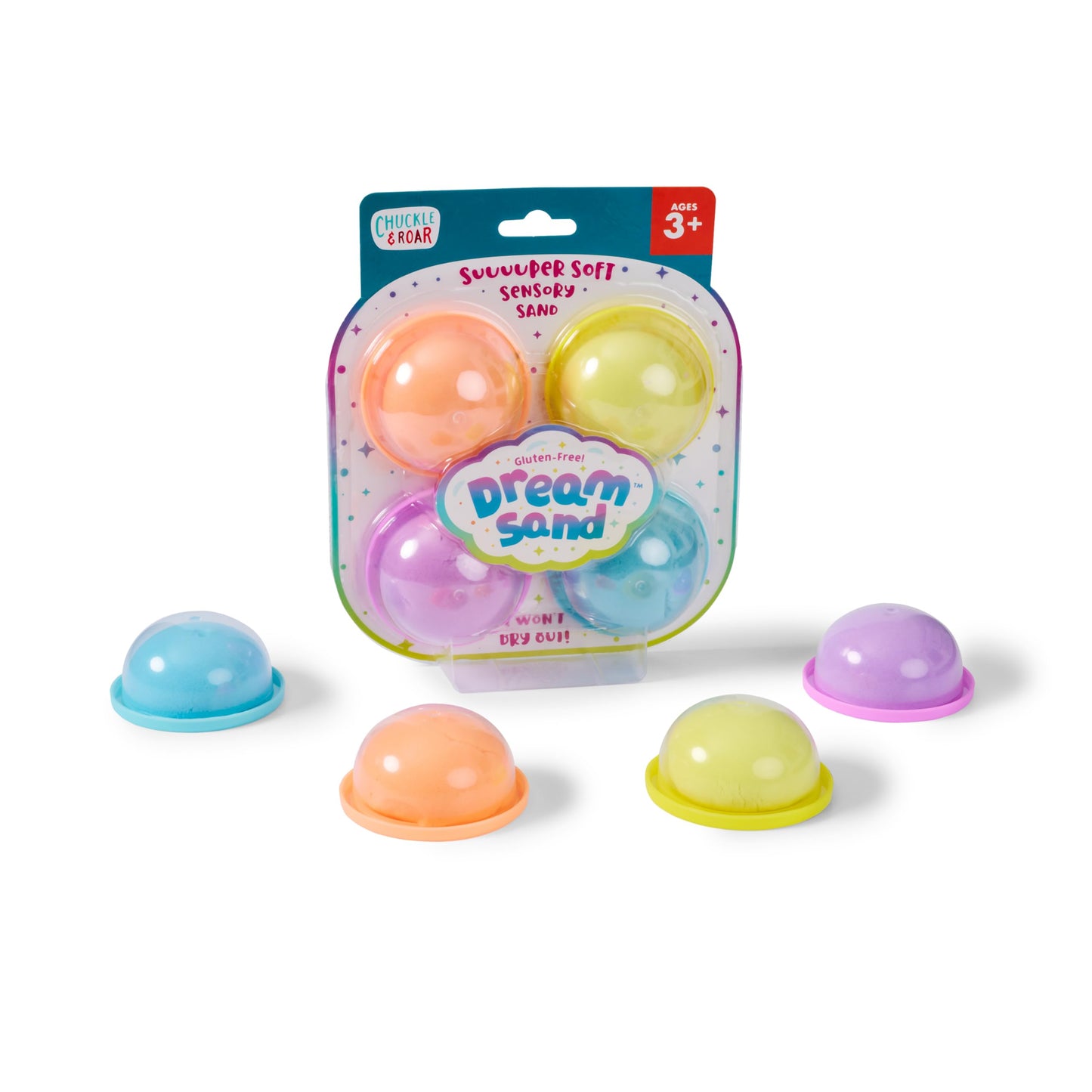 Chuckle & Roar Sensory Dream Sand 4 Pack