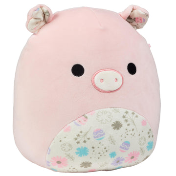 Squishmallows Original 10-Inch Peter The Pig - Official Jazwares Plush - Collectible Soft Squishy Piggy Stuffed Animal Toy - Gift for Kids, Girls