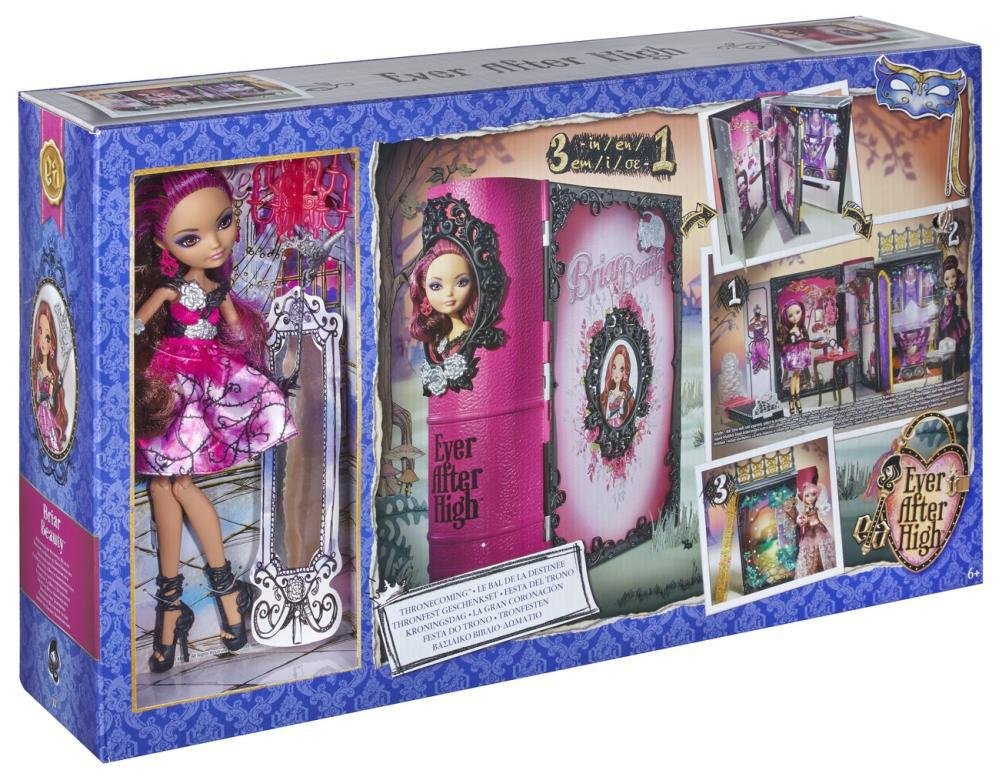 Mattel Ever After High Thronecoming Briar Beauty Doll and Furniture Set