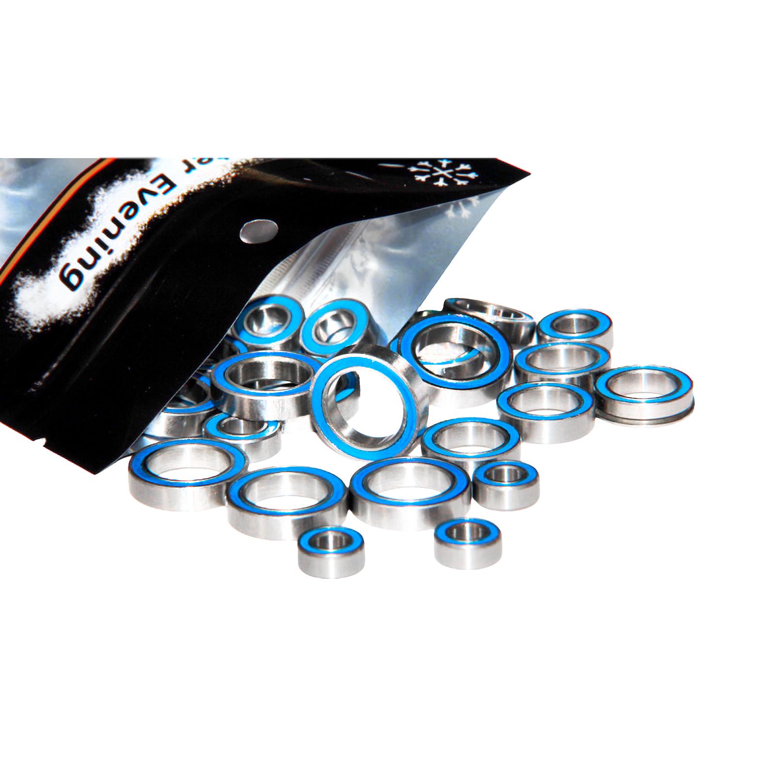 Winter Evening - for Tamiya Frog, Super Blackfoot, and Stadium Blitzer Bearings Kit (12 Pcs)