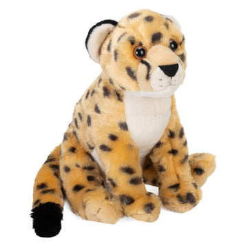 Wild Republic Cheetah, Cuddlekins, Stuffed Animal, 12 inches, Gift for Kids, Plush Toy, Fill is Spun Recycled Water Bottles (23852)