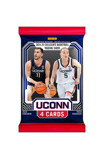 2024 Panini UConn Huskies Basketball Blaster Box - Official NCAA Trading Cards - Blaster-Exclusive Parallels, Inserts & Rookies - Sealed Panini Retail