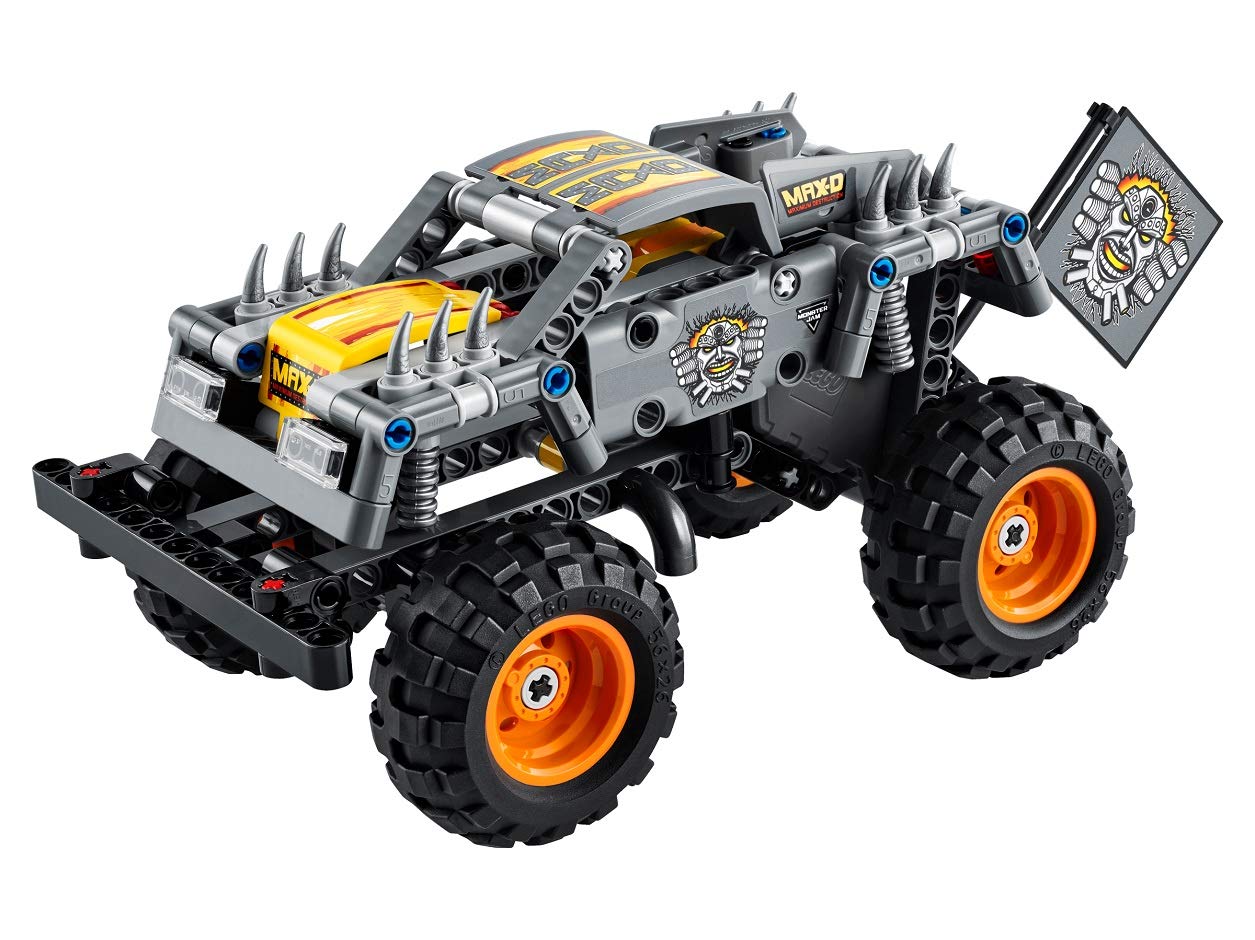 Lego 42119 Technic Monster Jam MAX-D, Modelo 2 en 1, Camión de Juguete o Quad Bike, Set de Construcción