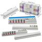BAOOOHEE 4-Piece White Anti-Slip Marble Mahjong Racks