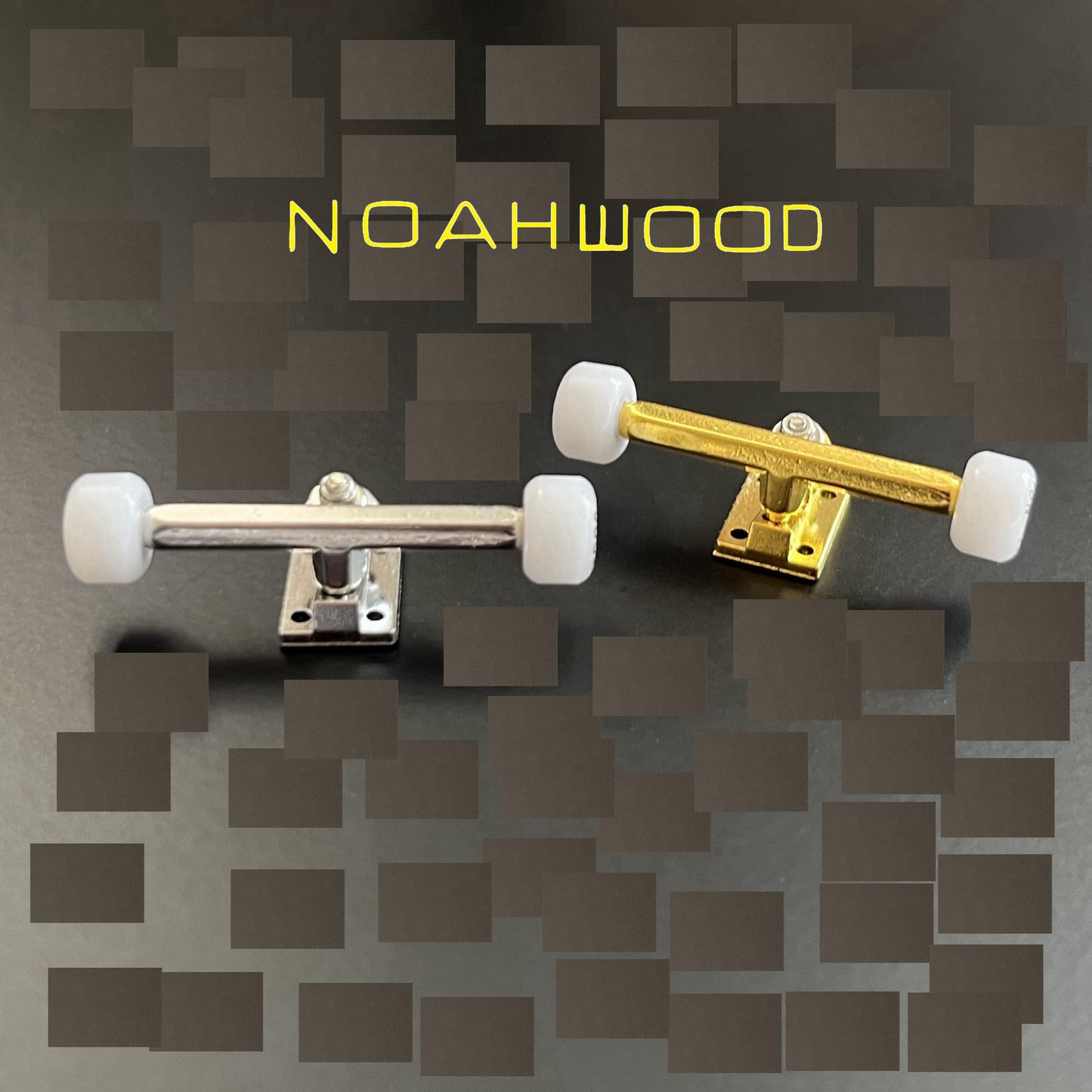 NOAHWOOD Pro Fingerboard 34mm 666Hex Truck (34mm Lavender)