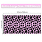 FZR Legend Cow Print Tablecloth,Extra-Large 108”x 54”Disposable Cow Pink Table Cover, Ideal Party Supplies for Farm Cow Themed Birthday Decoration (1