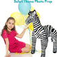 Jet Creations an-ZEB3 Inflatable Zebra, 32"