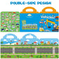 Reusable Sticker Books for Kids, Travel Removable Toddler Vehicle Sticker Books for 3 4 5 Year Old Girls Boys Birthday Gifts Educational Learning Toys
