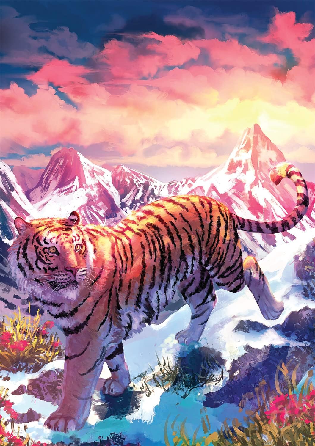 Buffalo Games - Louise Goalby - Endangered - Large Piece Jigsaw Puzzle for Adults 14 and up - Challenging Puzzle Perfect for Game Nights - Finished