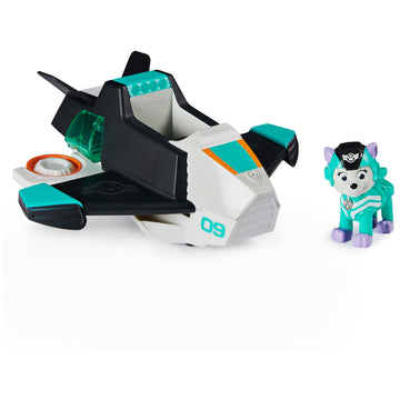 Paw Patrol, Jet to The Rescue Everest Deluxe Transforming Vehicle with Lights and Sounds