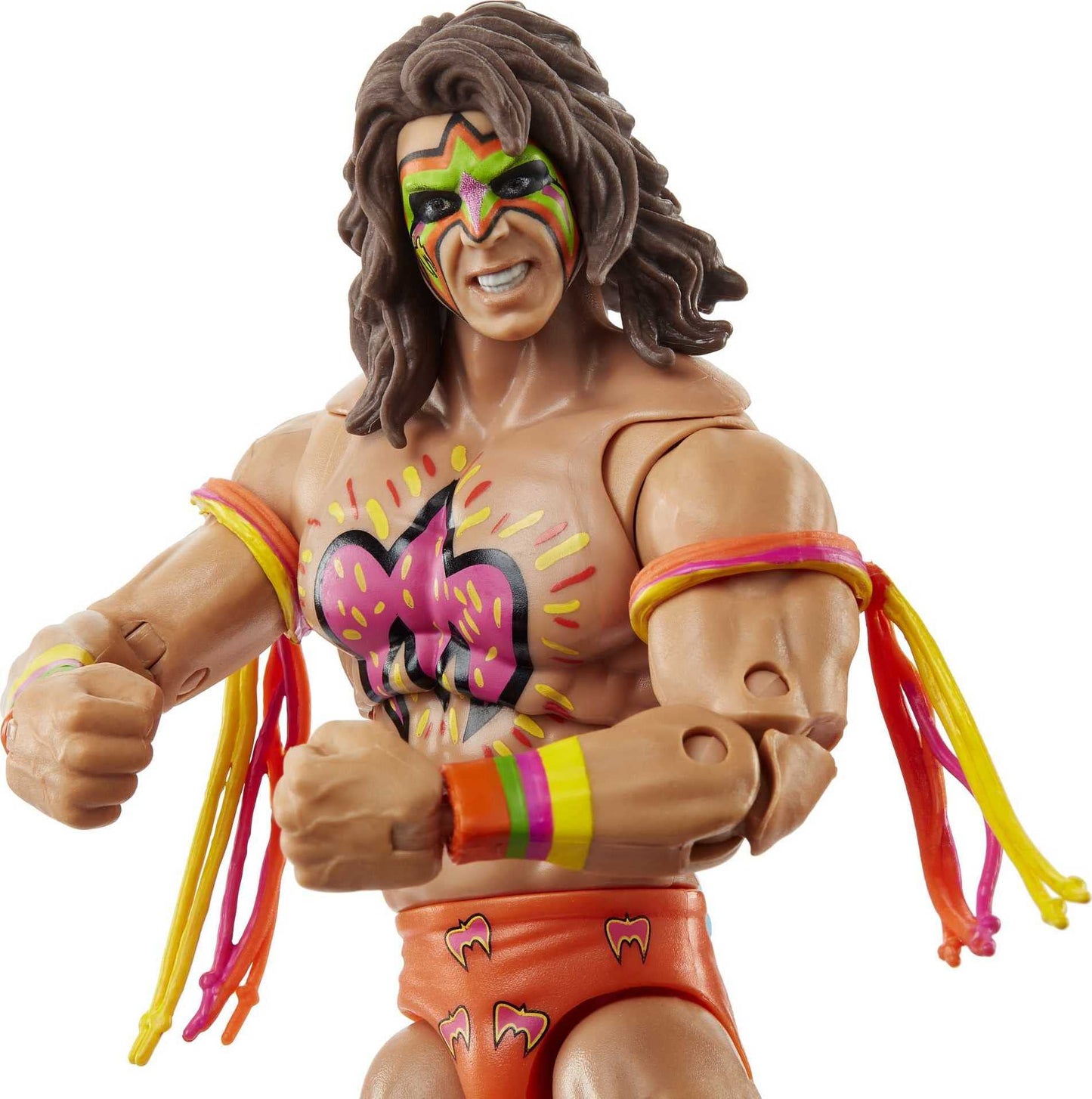 Mattel WWE Action Figures | WWE Ultimate Warrior Ultimate Edition Fan TakeOver Collectible Figure with Accessories | Gifts for Kids and Collectors