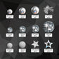 Disco Ball Cake Topper Mirror Balls Cake Decorations with Silver Stars Cake Topper for 70s 80s Disco Dance Saturday Night Fever Birthday Supplies