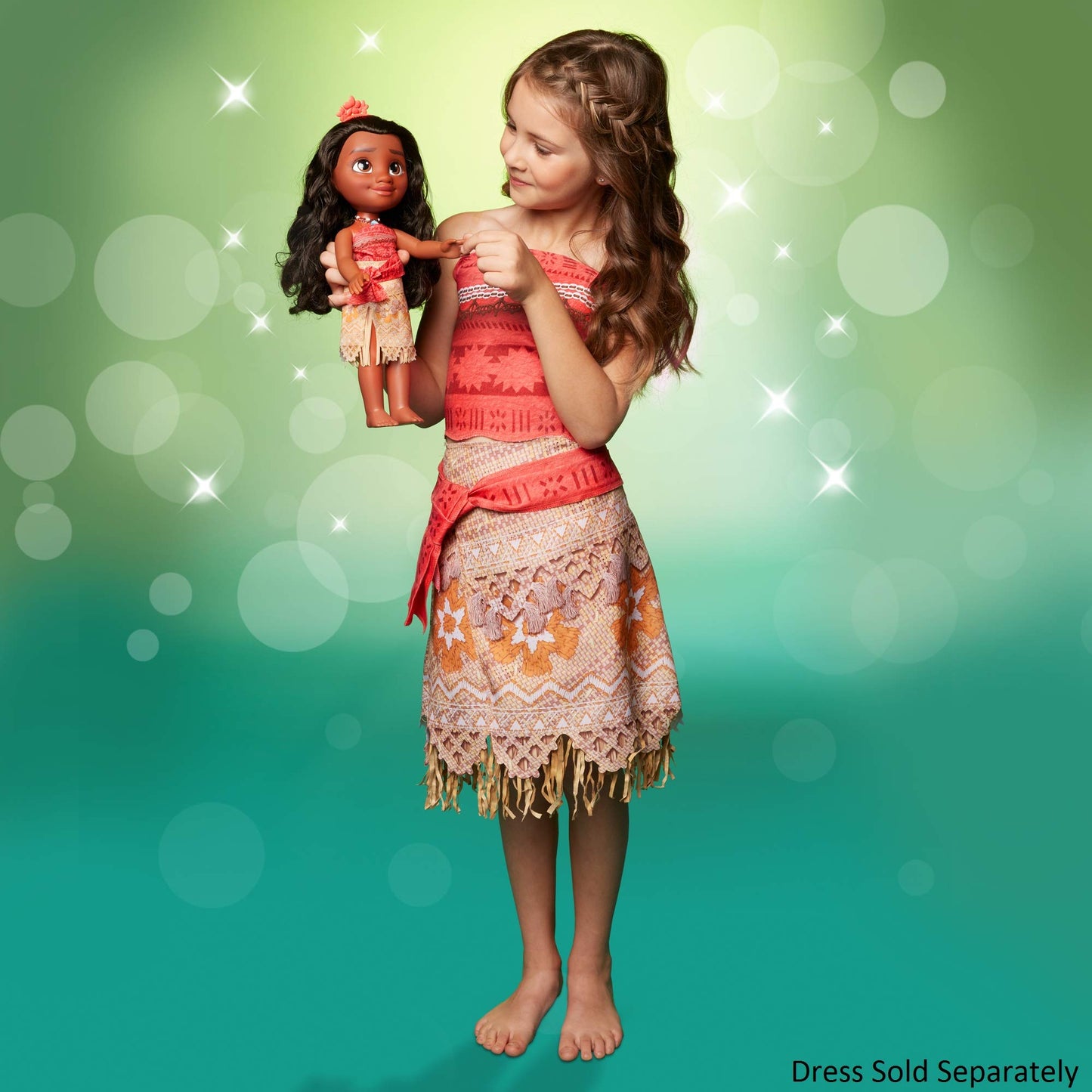 Disney Princess My Friend Moana Doll 14" Tall Includes Removable Outfit and Headband