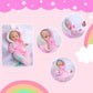 sweet dolly 12 Inch Baby Dolls with Unicorn Clothes Feeding Play Set