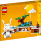 LEGO Jade Rabbit Building Toy Set, Fun Bunny Display Piece or Family Building Activity, Small Animal Toy for Boys and Girls, Great Gift for Kids Ages