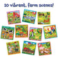 READY 2 LEARN Magic Scratch Paper - Farm - 10 Vibrant Scenes - Scratch Art for Kids - Reveal Colorful, Farmland Designs