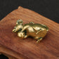 Miniature Mouse, Dollhouse Miniature Brass Mouse, Retro Statue Ornament, Mini Micro Garden Landscaping Decoration
