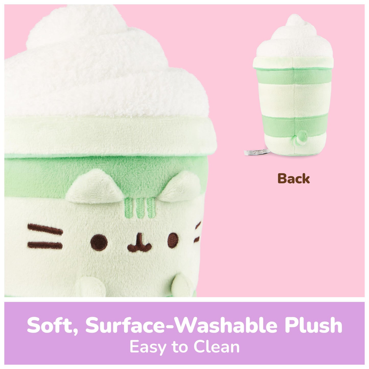 GUND Pusheen Matcha Latte 9.5-Inch Plush Toy for Ages 8+