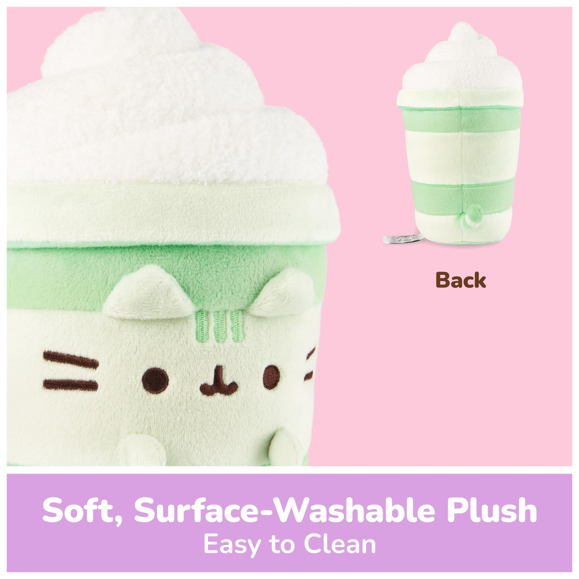 GUND Pusheen Matcha Latte 9.5-Inch Plush Toy for Ages 8+