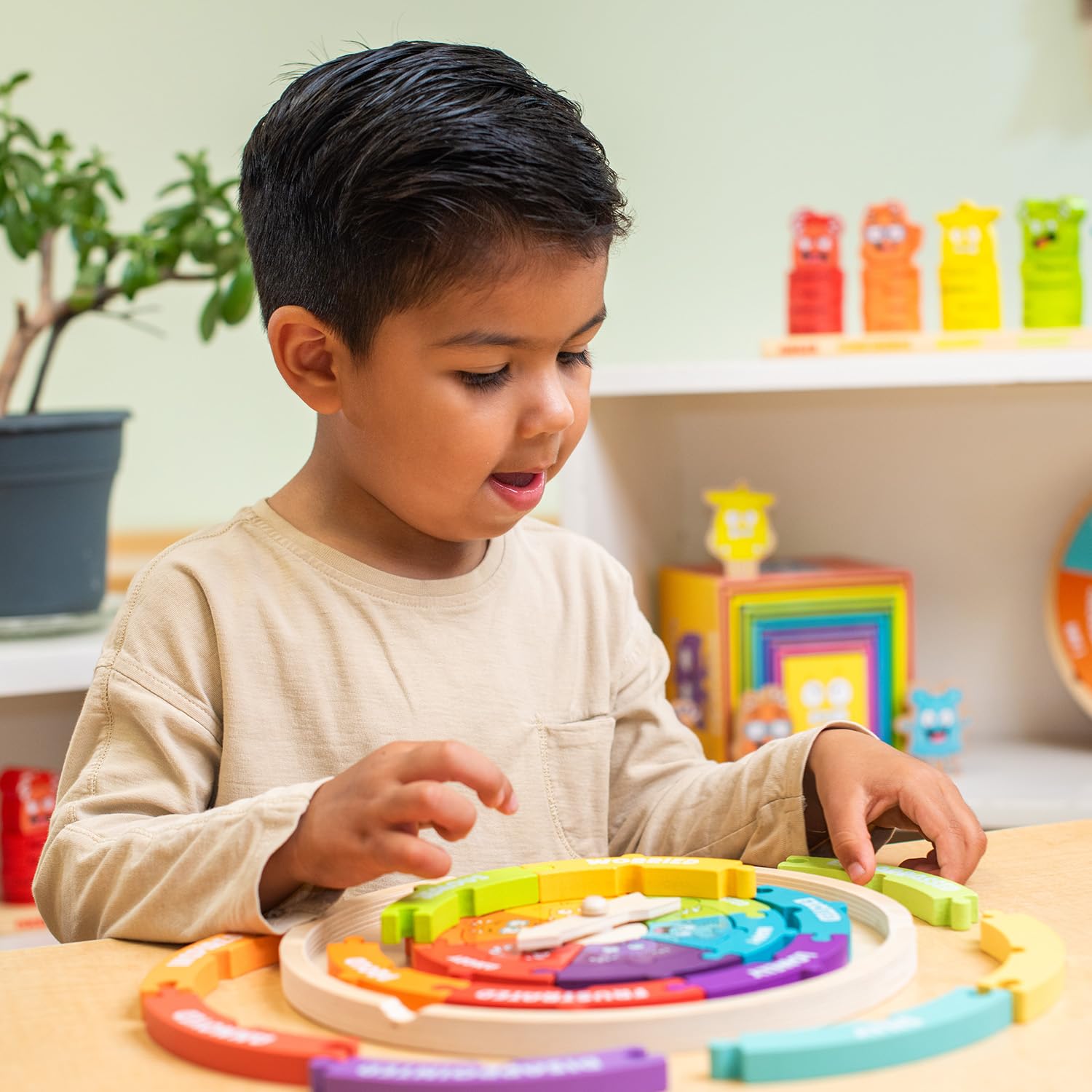 Open The Joy My Emotions Wheel: Emotional Intelligence, Mindfulness, and Learning Toy for Kids Ages 3 and Up
