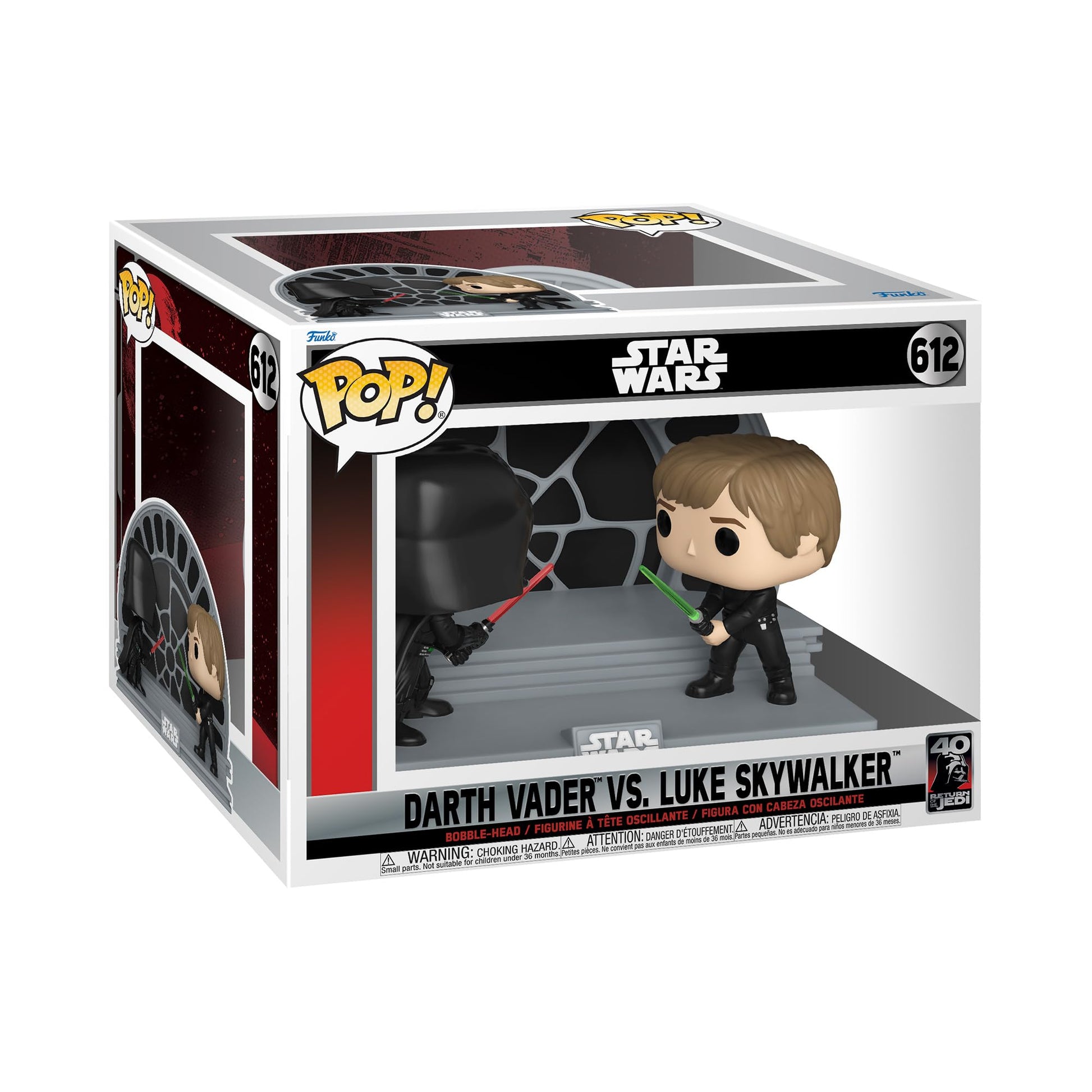 Funko POP! Moment: Star Wars: RotJ 40th - Luke vs Vader