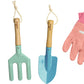 Gardening Set, Tool Kit, for Kids, STEM, Includes Tote Bag, Spade, Watering Can, Rake, Fork, Trowel and Gloves (Petal)