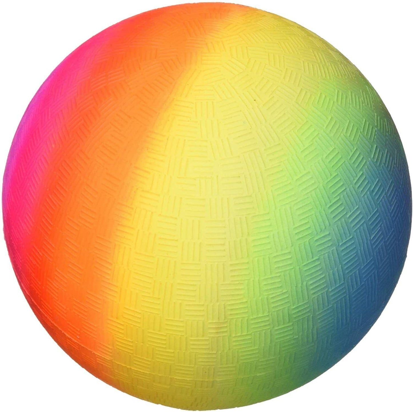 Zugar Land Neon Rainbow Playground Kickball 8 Inch Soft (2 Balls) Rubber