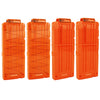 OIMIO Bullet Clips, 4 Pack 12 Darts Quick Reload Clips Magazine Clips for Nerf n-Strike Elite Blaster