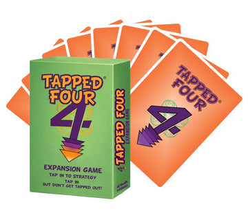 Tapped Four Original Expansion Card Game, Strategy Party Game, 2-11 Players