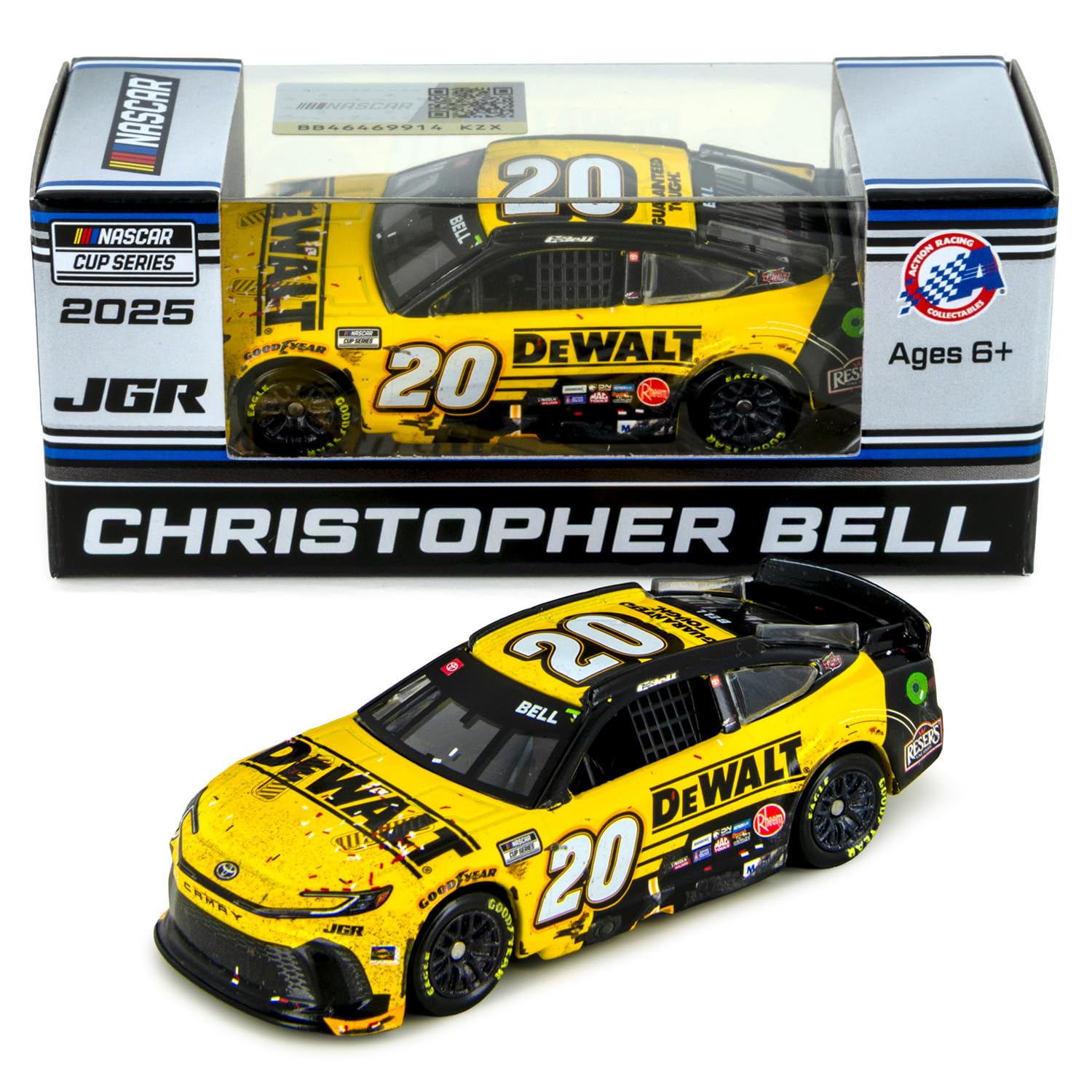 Christopher Bell 2025 Atlanta Race Win Standard ARC Diecast Car 1:64 Scale