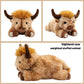 Wuehuds 5Lbs Weighted Highland Cow Stuffed Animal, 22×14×12 Inch Plush Toy Pillow, Adorable Weighted Stuffed Animal for Kids & Adults, for Christmas