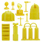 BMC Classic Sci-Fi Mars Base Camp 24pc Plastic Army Men Space Accessory Playset