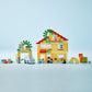 LEGO DUPLO Town 3 in 1 Family House 10994 Educational STEM Building Toy Set, Gift for Christmas for Toddlers Ages 3 and Up, Car Toy and 3 Floor House