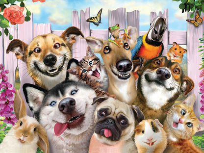 Prime 3D | Selfies Howard Robinson | Pet | 500 Piece 3D Jigsaw Puzzle for Adults and Kids | Finished Size 24" x 18" | Challenging & Fun for Adults