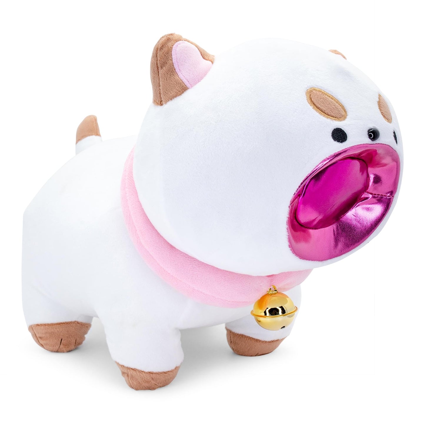 Bee and Puppycat 16-Inch Laser Mouth Puppycat Collector Plush Toy | Huggable Soft Stuffed Animal for Cuddling | Officially Licensed Collectible