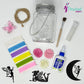 Pinwheel Crafts Fairy Lantern Toy for Kids Age 6-8 8-12+ Years - Make Your Own Night Light - Fairy Jar Gift for Girls with Led Light - Arts and Crafts