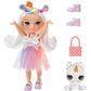 Rainbow High Littles - Opal Raine, Rainbow 5.5" Posable Small Doll with Purse, Magical Pet Unicorn, Girls Toy Gift, Kids Ages 4-12 Years