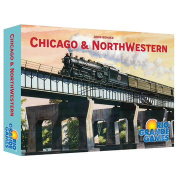Rio Grande Games: Chicago & Northwestern Strategy Board Game, Railroad Investment Gameplay for Adults, 3-5 Players