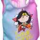 Barbie Clothes: Wonder Woman Character Top Dolls, Pink & Blue Tee with Wonder Woman Graphic, Gift for 3 to 8 Year Olds