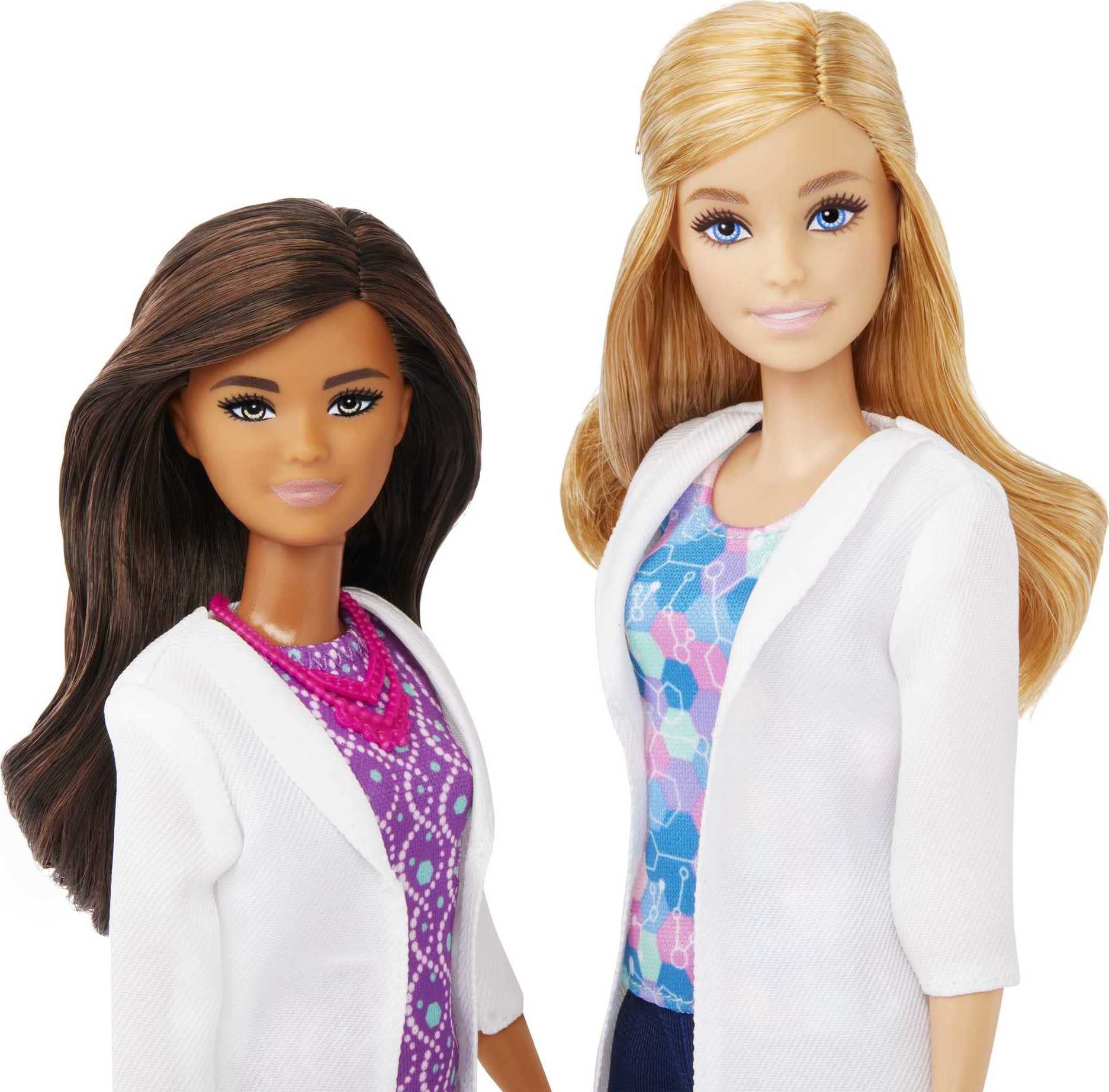 Barbie Science Lab Playset with 2 Dolls, Lab Bench and 10+ Accessories (Amazon Exclusive)