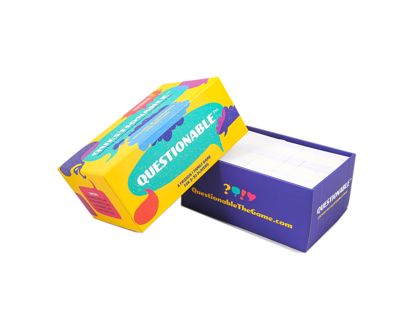 Questionable 2 - The Best Icebreaker Card Game to Get Adults Talking - Card Game for Families' Weekly Game Night (First Edition)