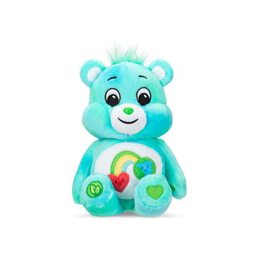 Care Bears Basic Bean - I Care Bear - 9" Plush, ECO Friendly, Soft Huggable Material!