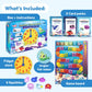 The Fidget Game Squishy Time Rescue - Telling Time Game for Kids Ages 6-11 | Multisensory Hands-On Learning Board Game with Manipulatives | Classroom