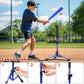 BaseGoal Baseball Batting Tee Ball Set for Kids and Youth,with Bat & Ball