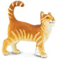 Safari Ltd. Tabby Cat Figurine - Detailed 2" Plastic Model Figure - Fun Educational Play Toy for Boys, Girls & Kids Ages 1+