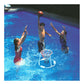 SWIMLINE Pool Basketball Hoop Floating Or Poolside Game With Real Feel Net & Float Foam For Kids & Adults Swimming Splash Super Hoops With Water