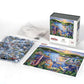Boardwalk Lake House 500 Piece Jigsaw Puzzle Summer Scenic Cabin Puzzles with Premium Box, Gift for Adults and Family 16"x20"