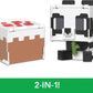 Mattel Minecraft Flippin’ Figs Figures Collection with 2-in-1 Fidget Play, 3.75-in Scale, Large Heads & Pixelated Design