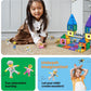 Picasso Toys Magnetic Action Figures Medieval King and Knights Character for Building Blocks Tiles Construction Toddler Toy Set Magnets Expansion Pack